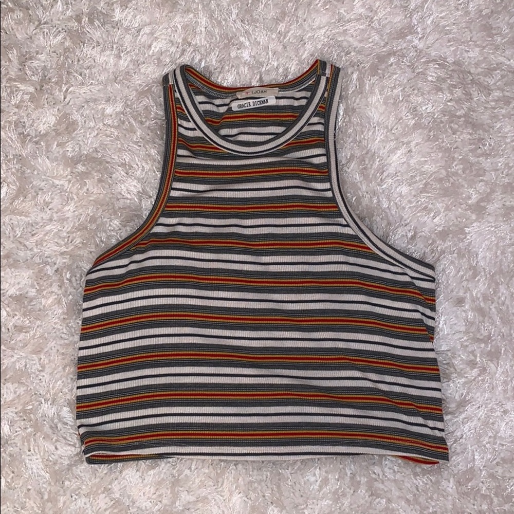 i.joah striped tank top